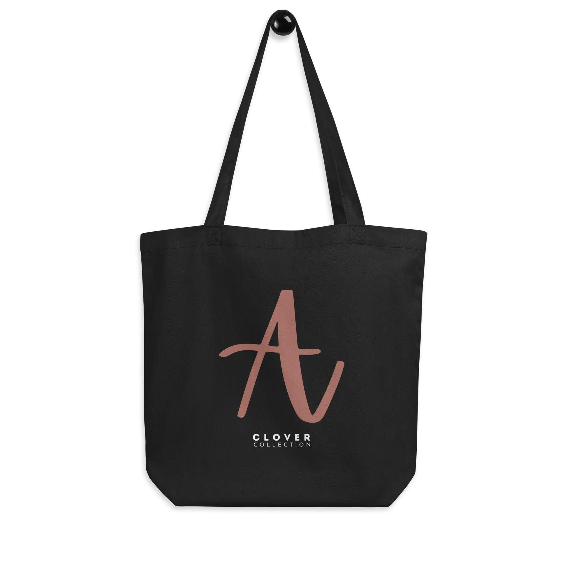 Initial “A” Eco Tote Bag - Clover Collection Shop