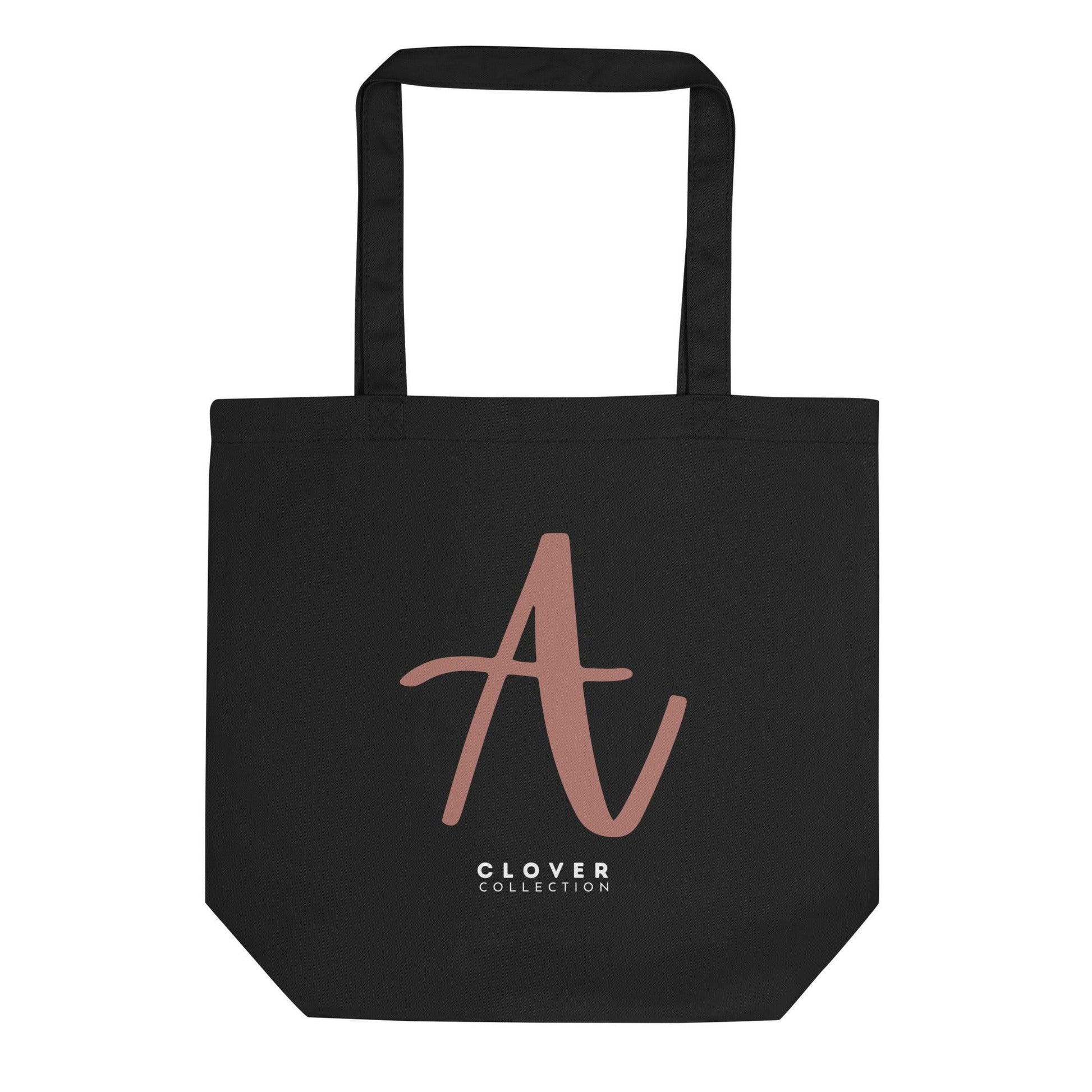 Initial “A” Eco Tote Bag - Clover Collection Shop