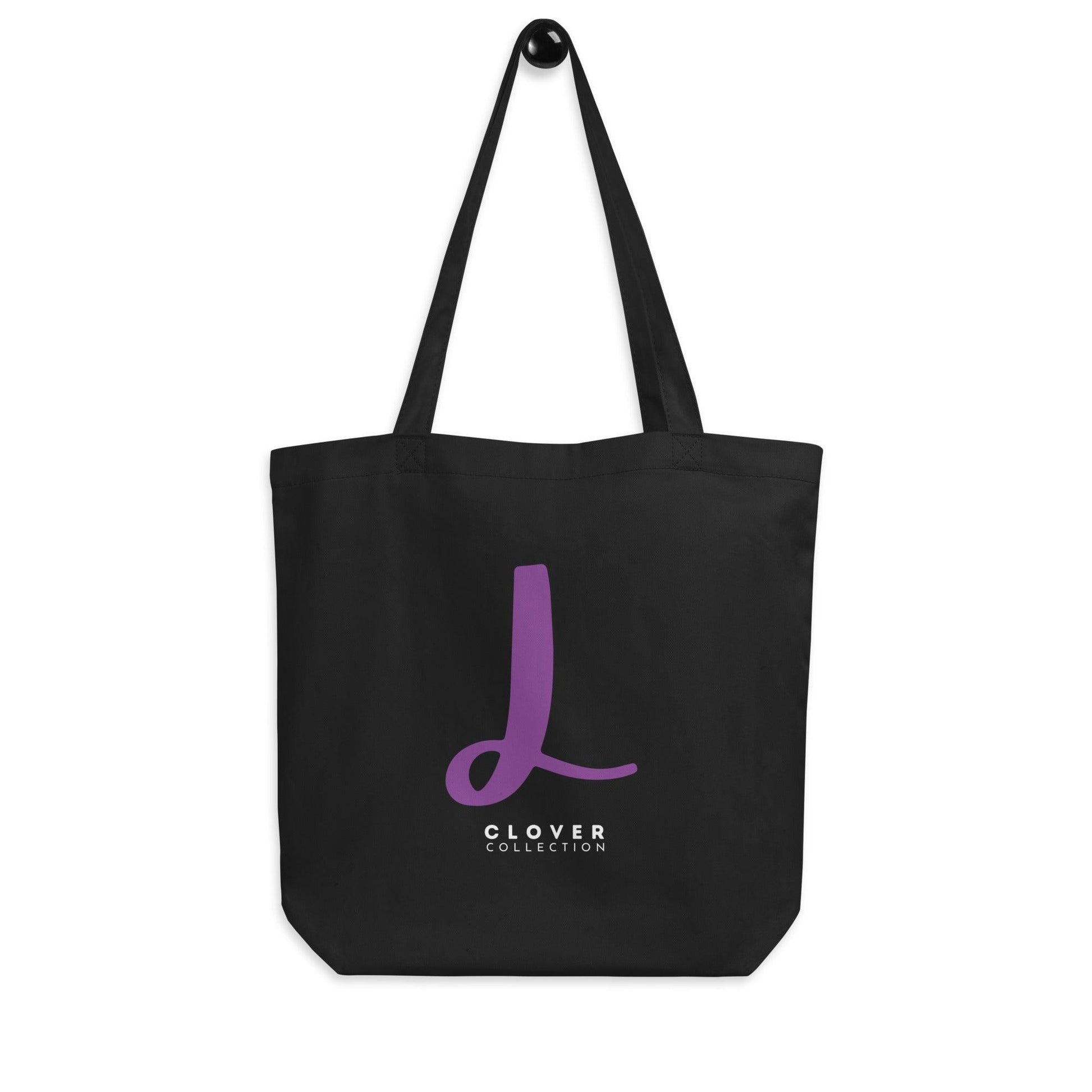 Initial “L” Eco Tote Bag - Clover Collection Shop