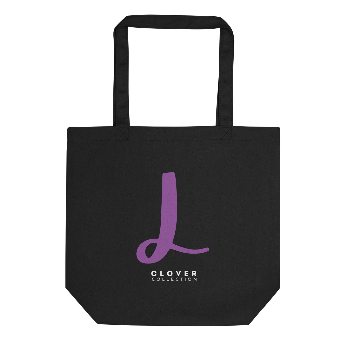 Initial “L” Eco Tote Bag - Clover Collection Shop