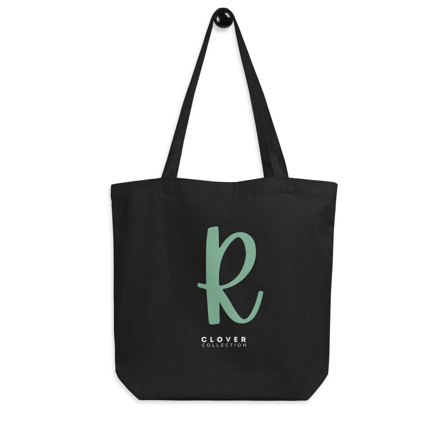 Initial “R” Eco Tote Bag - Clover Collection Shop