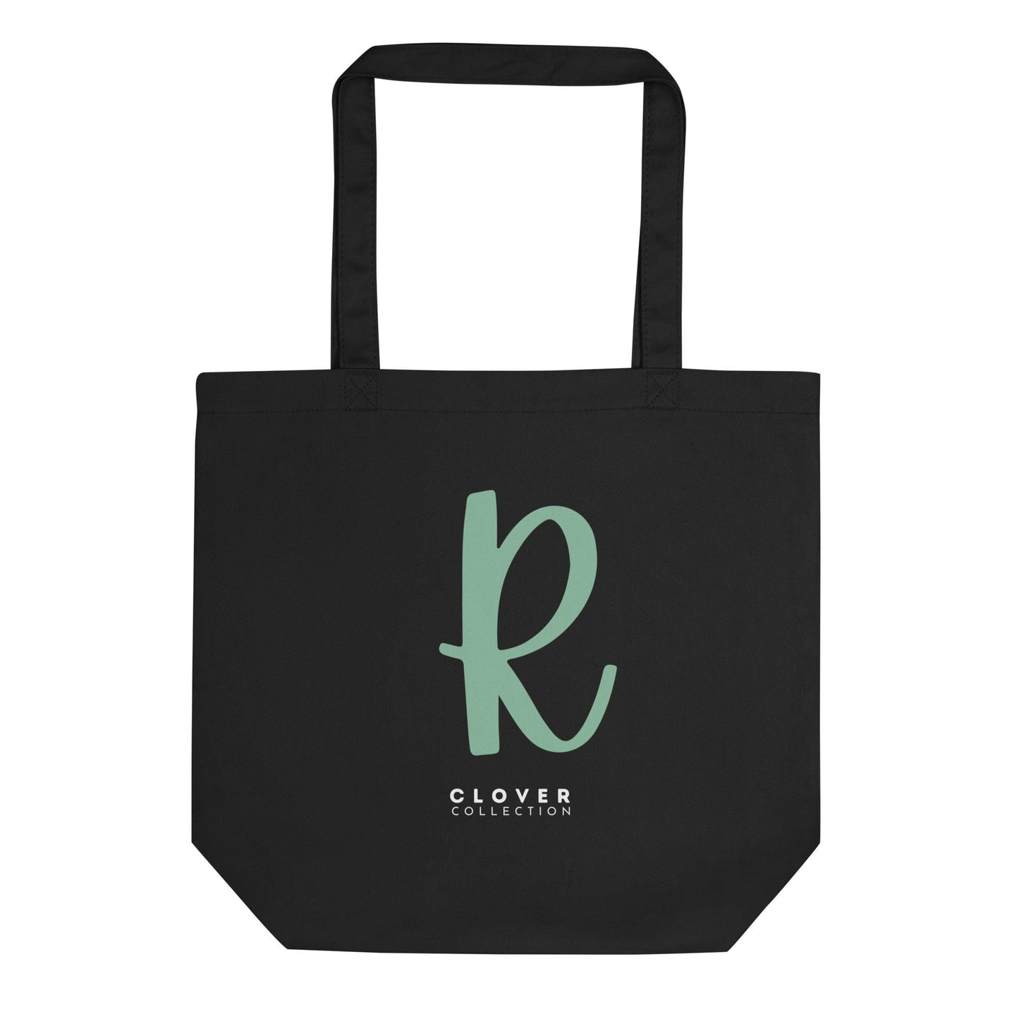 Initial “R” Eco Tote Bag - Clover Collection Shop