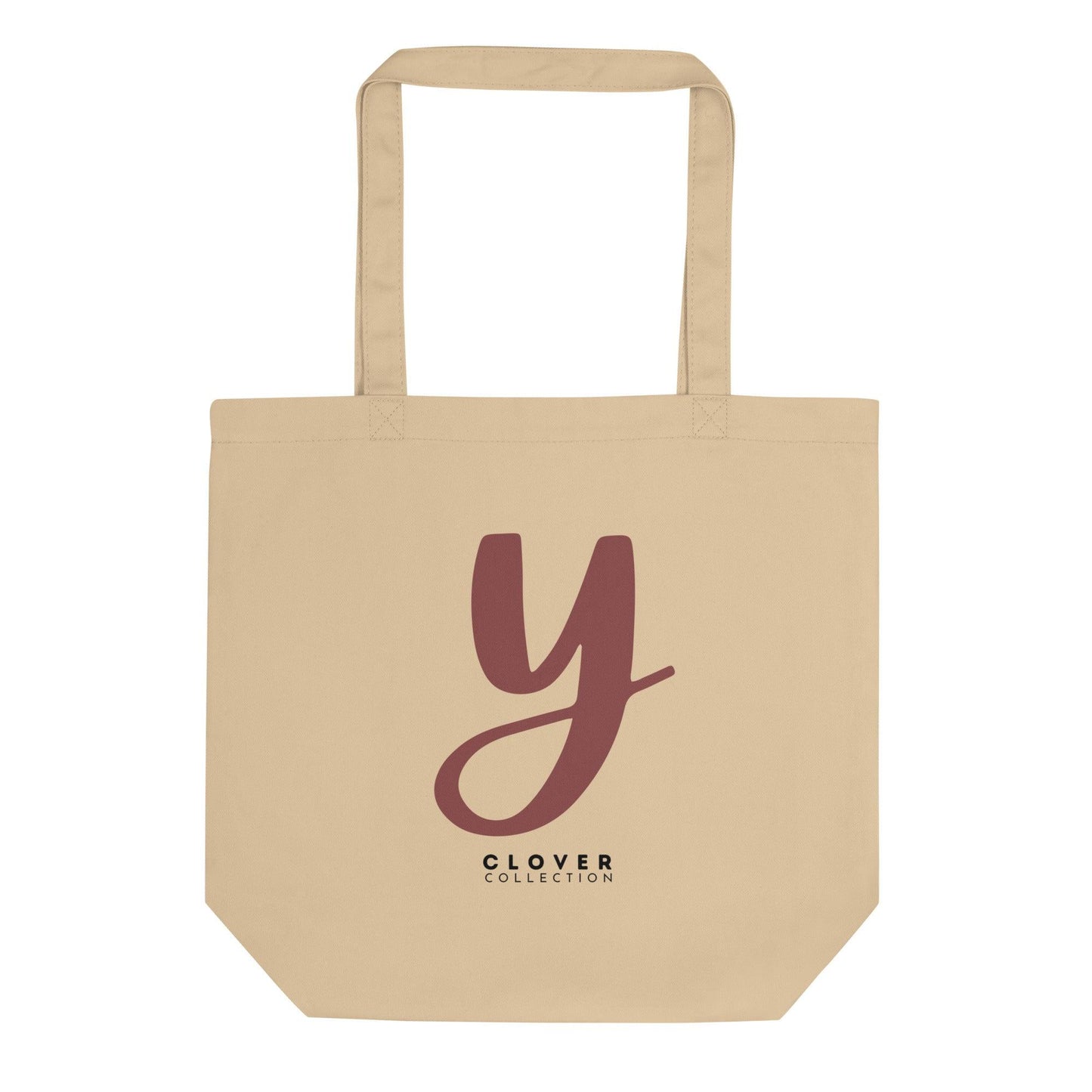 Initial “Y” Eco Tote Bag - Clover Collection Shop