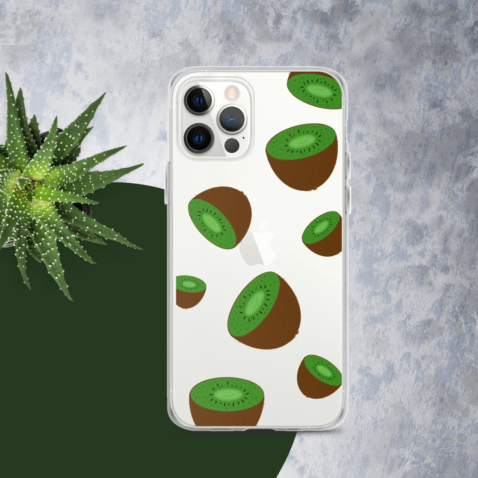 Kiwi Summer-Fruits Clear Case for iPhone® - Clover Collection Shop