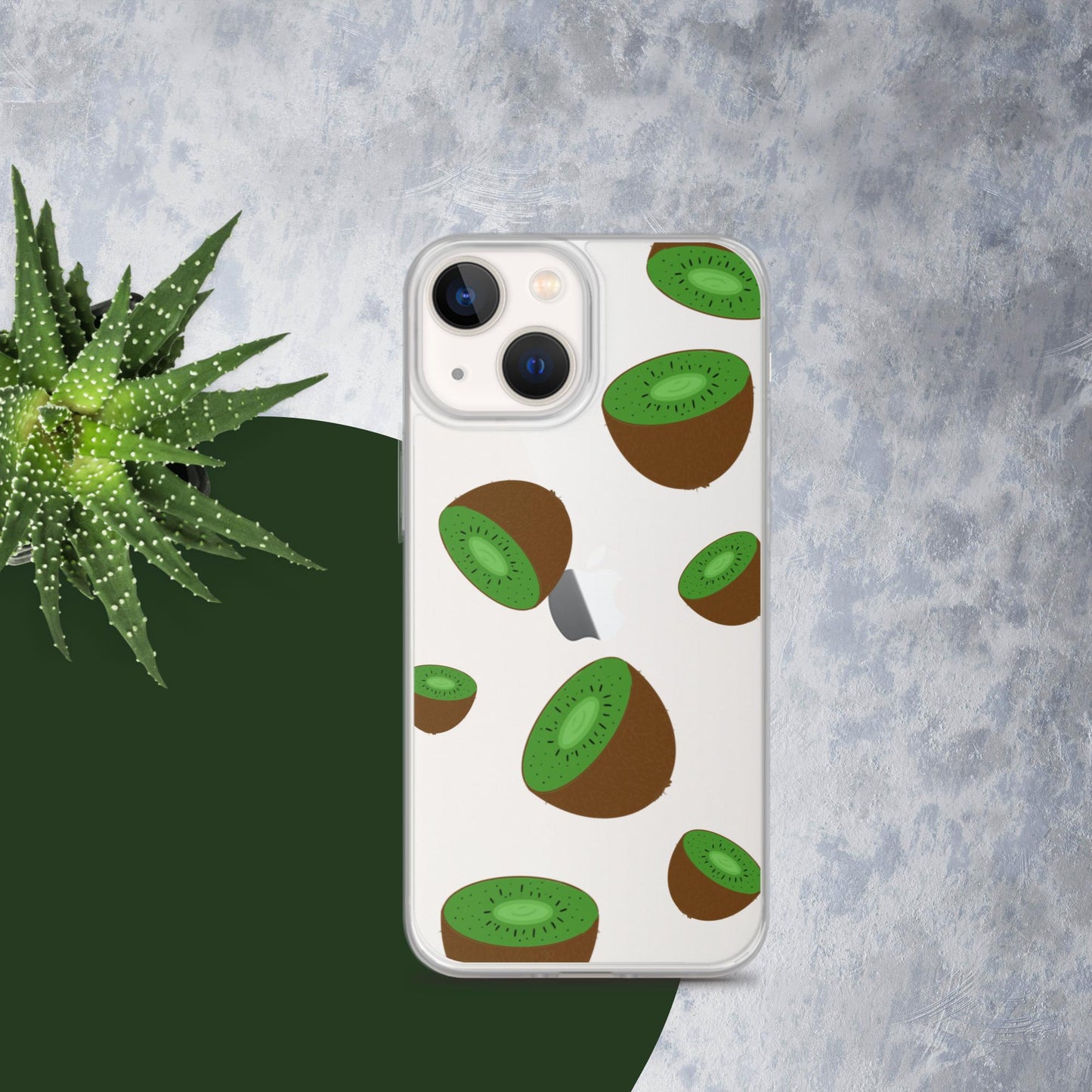 Kiwi Summer-Fruits Clear Case for iPhone® - Clover Collection Shop