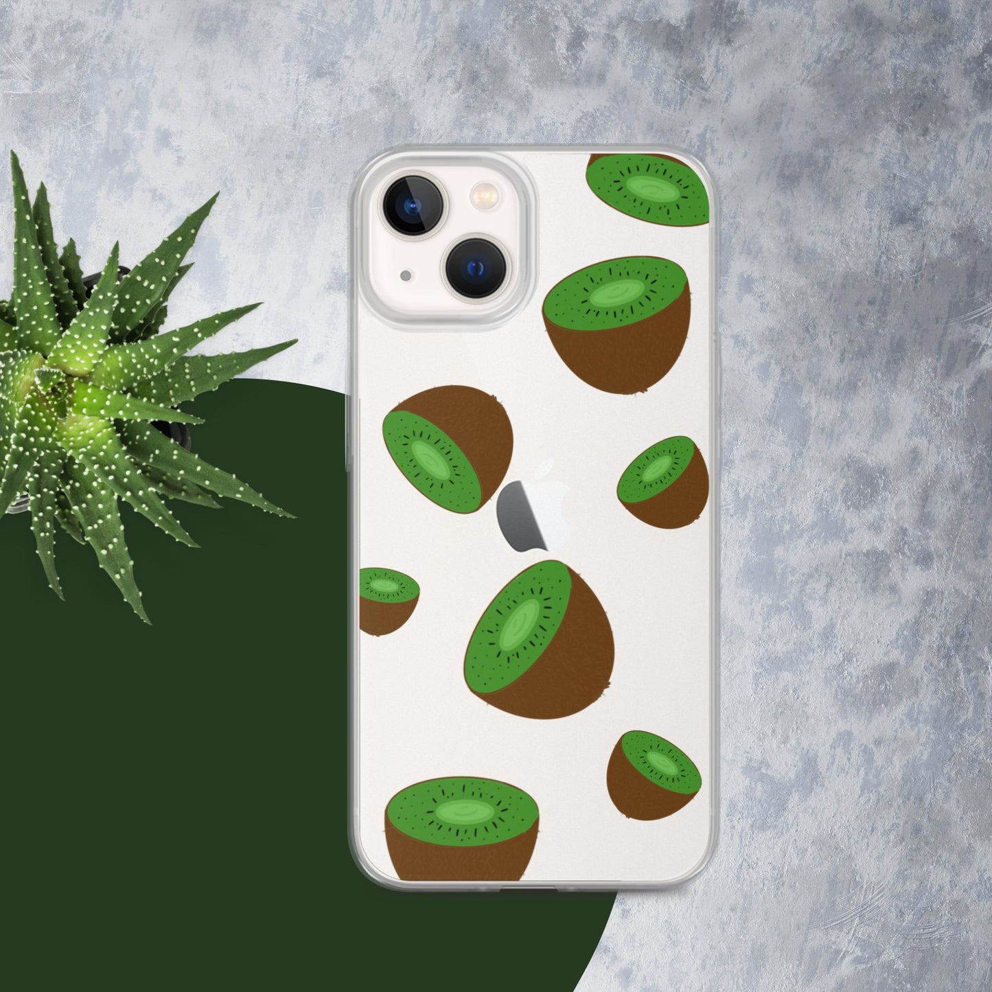 Kiwi Summer-Fruits Clear Case for iPhone® - Clover Collection Shop