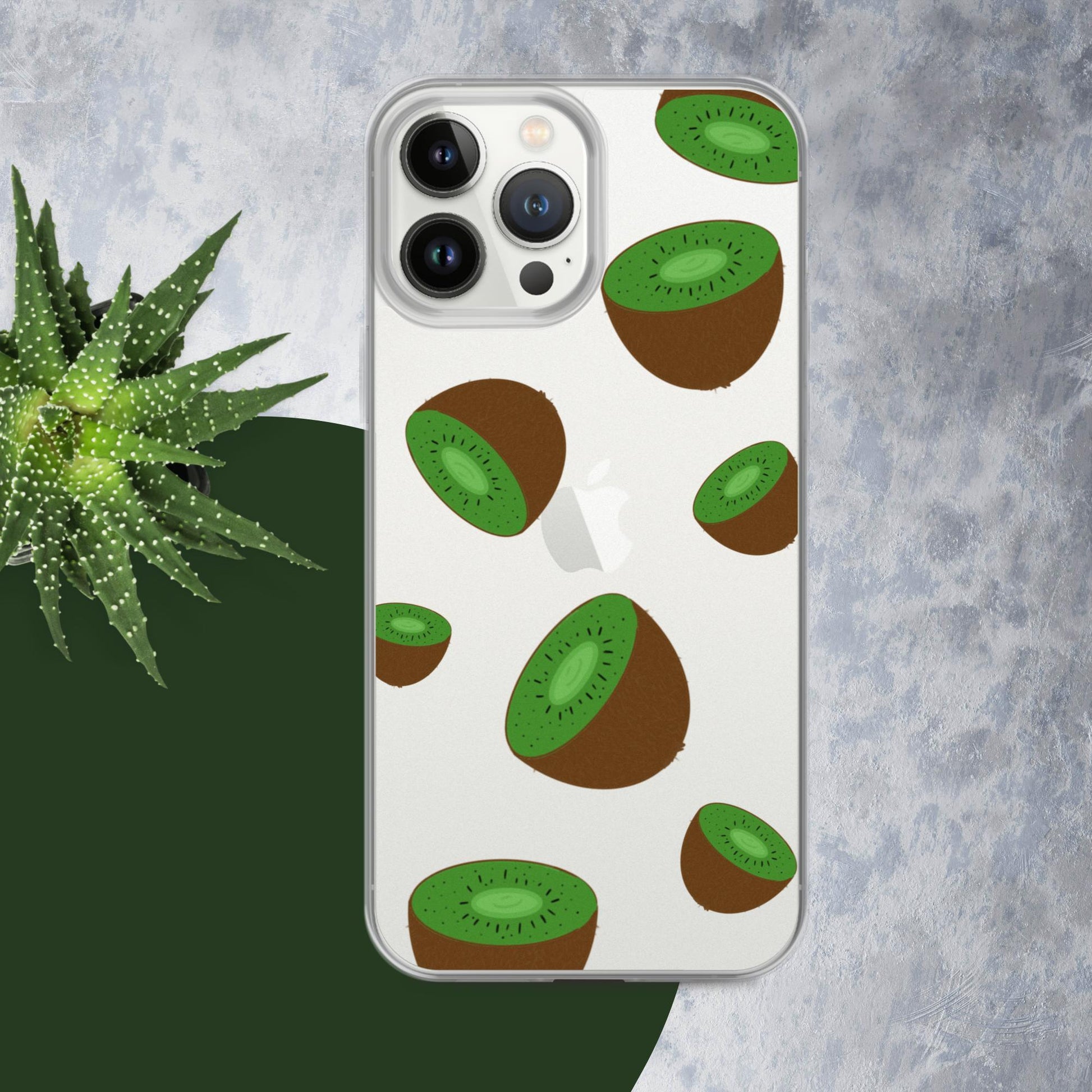 Kiwi Summer-Fruits Clear Case for iPhone® - Clover Collection Shop