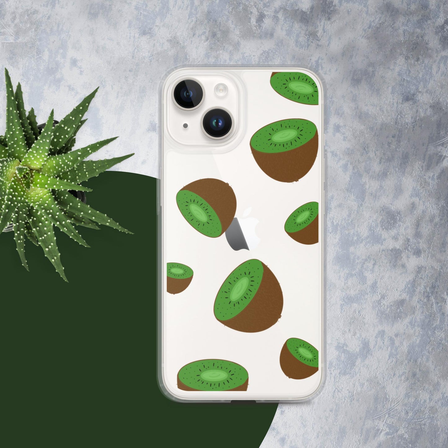 Kiwi Summer-Fruits Clear Case for iPhone® - Clover Collection Shop