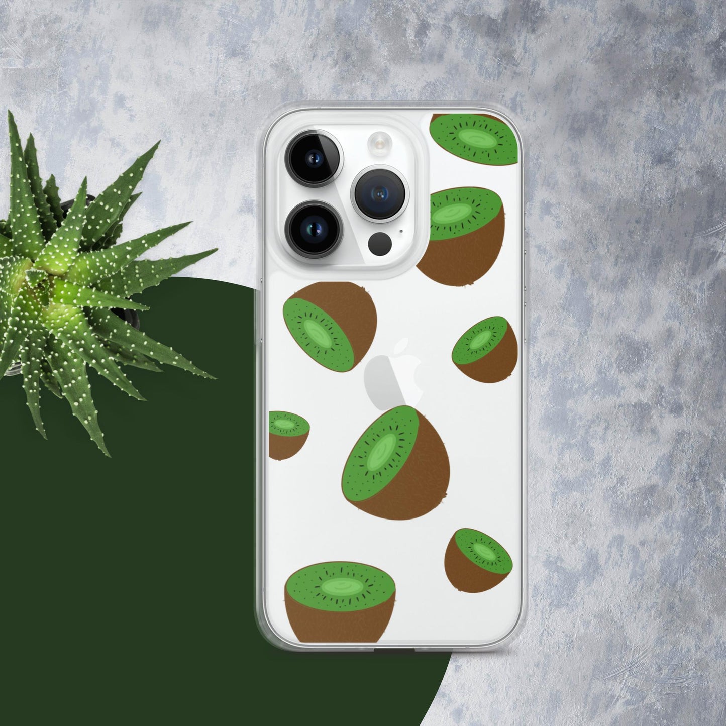 Kiwi Summer-Fruits Clear Case for iPhone® - Clover Collection Shop