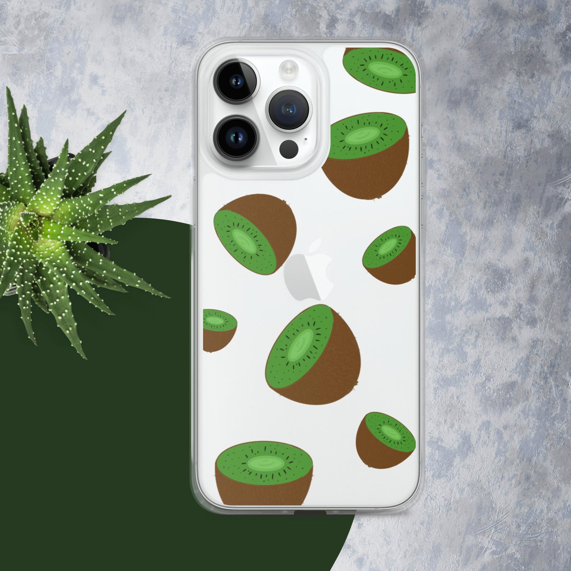 Kiwi Summer-Fruits Clear Case for iPhone® - Clover Collection Shop