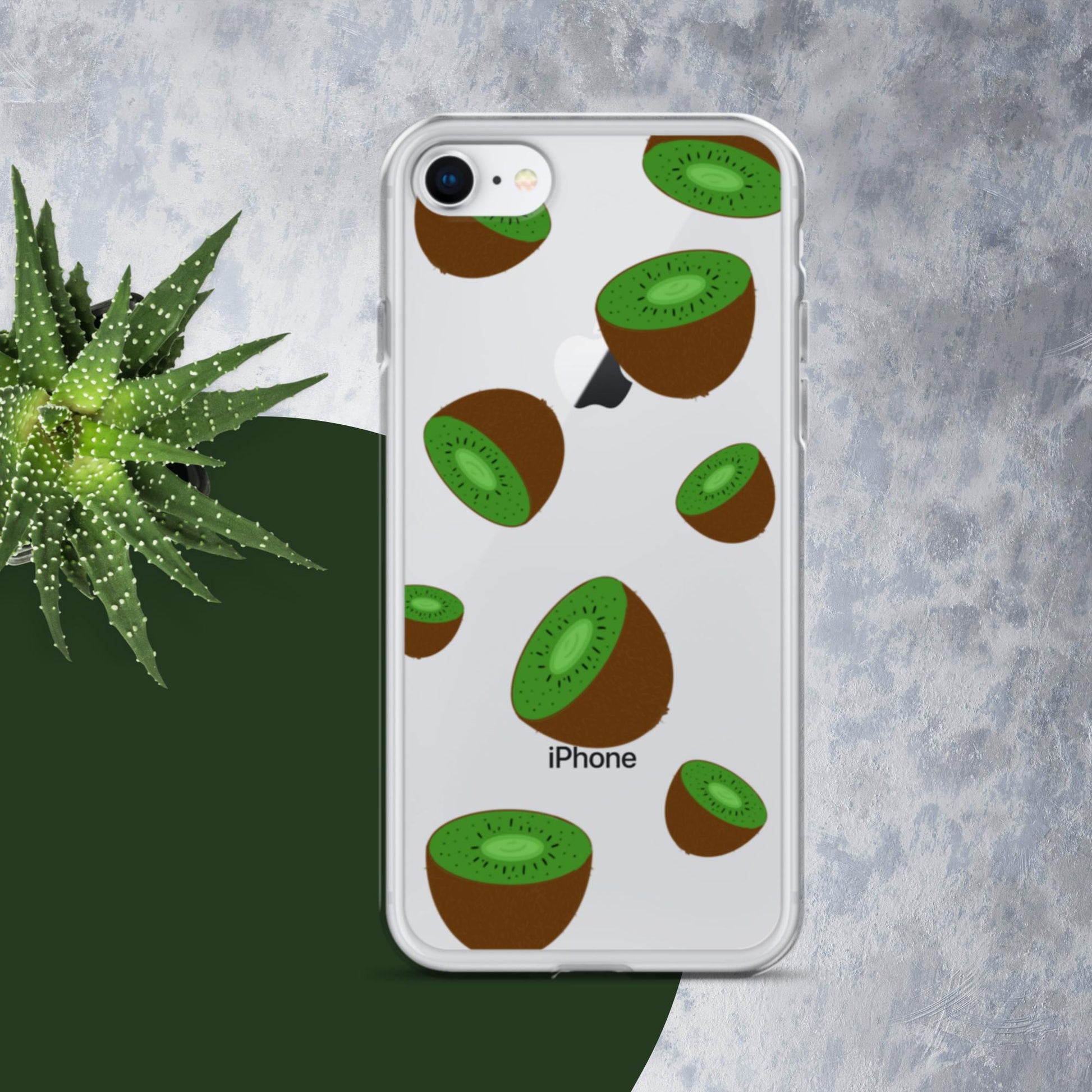 Kiwi Summer-Fruits Clear Case for iPhone® - Clover Collection Shop