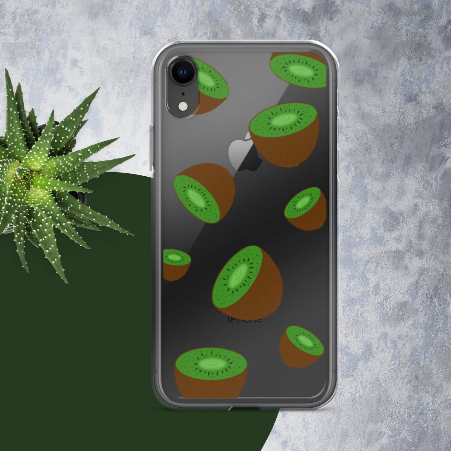 Kiwi Summer-Fruits Clear Case for iPhone® - Clover Collection Shop