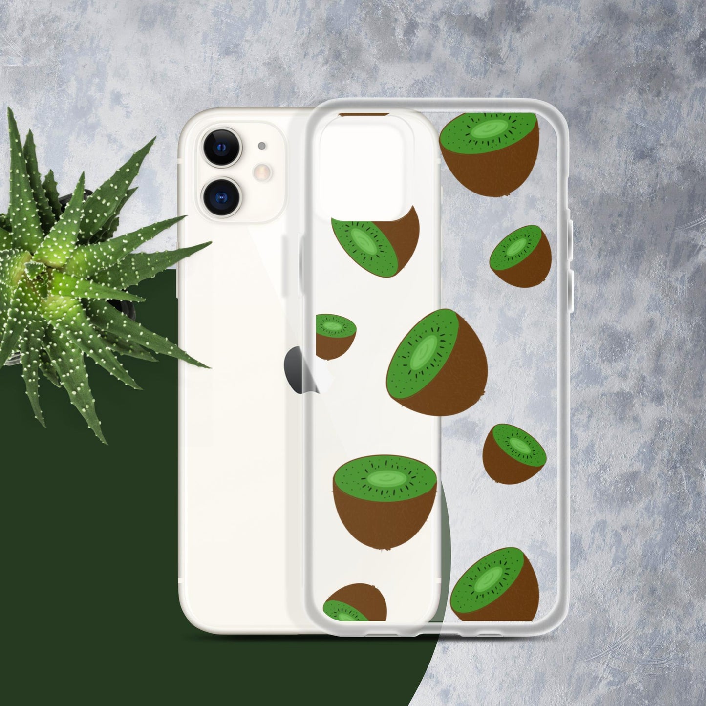 Kiwi Summer-Fruits Clear Case for iPhone® - Clover Collection Shop