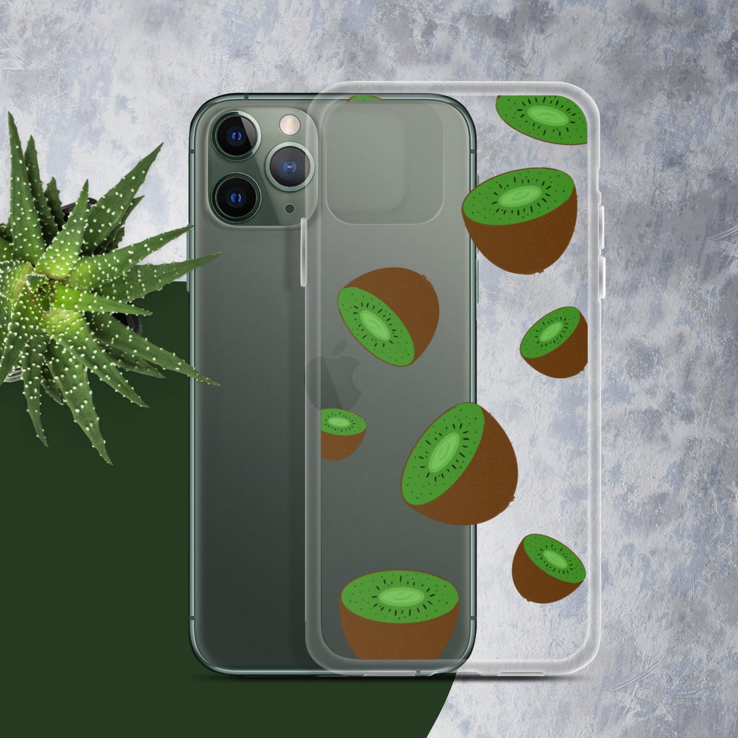 Kiwi Summer-Fruits Clear Case for iPhone® - Clover Collection Shop