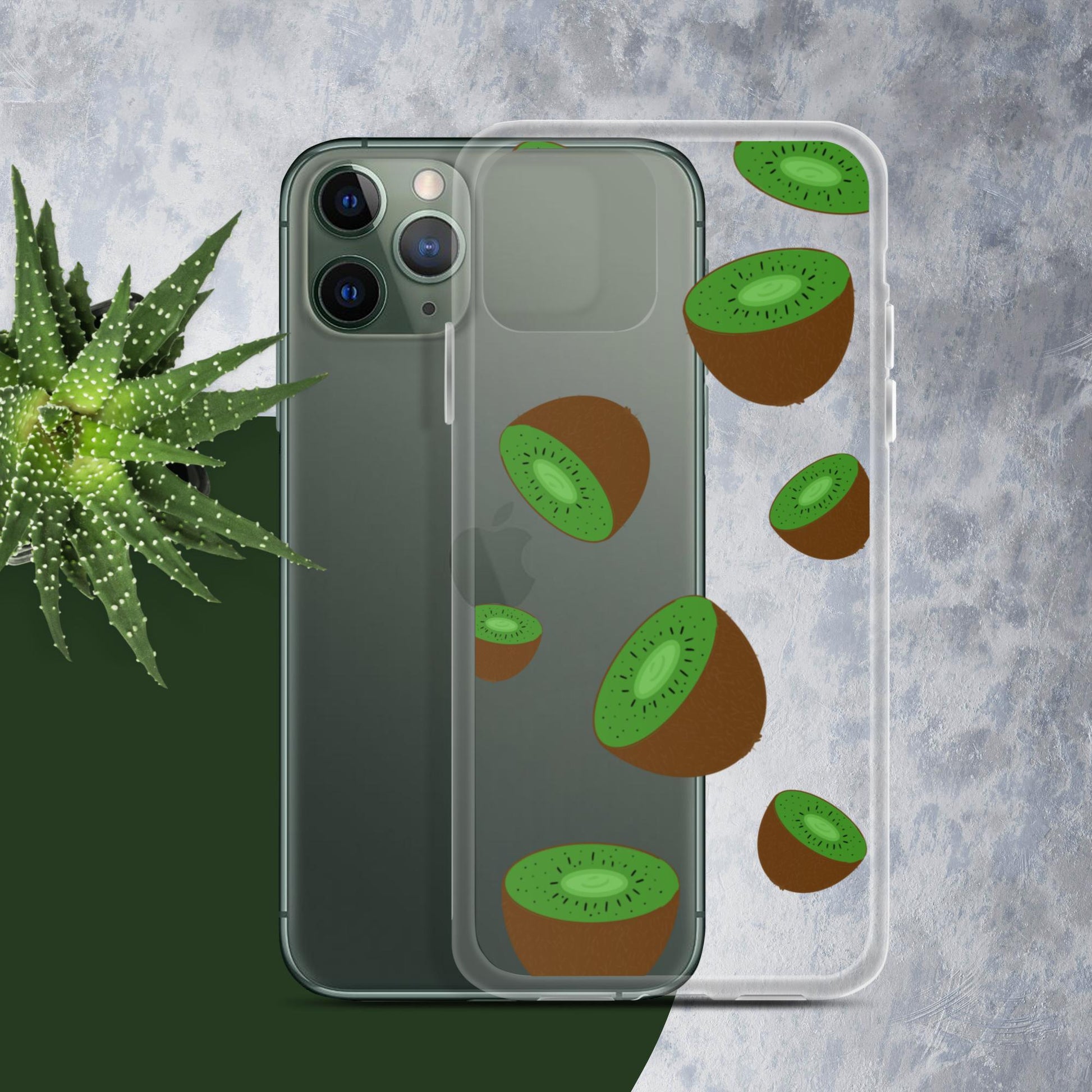 Kiwi Summer-Fruits Clear Case for iPhone® - Clover Collection Shop