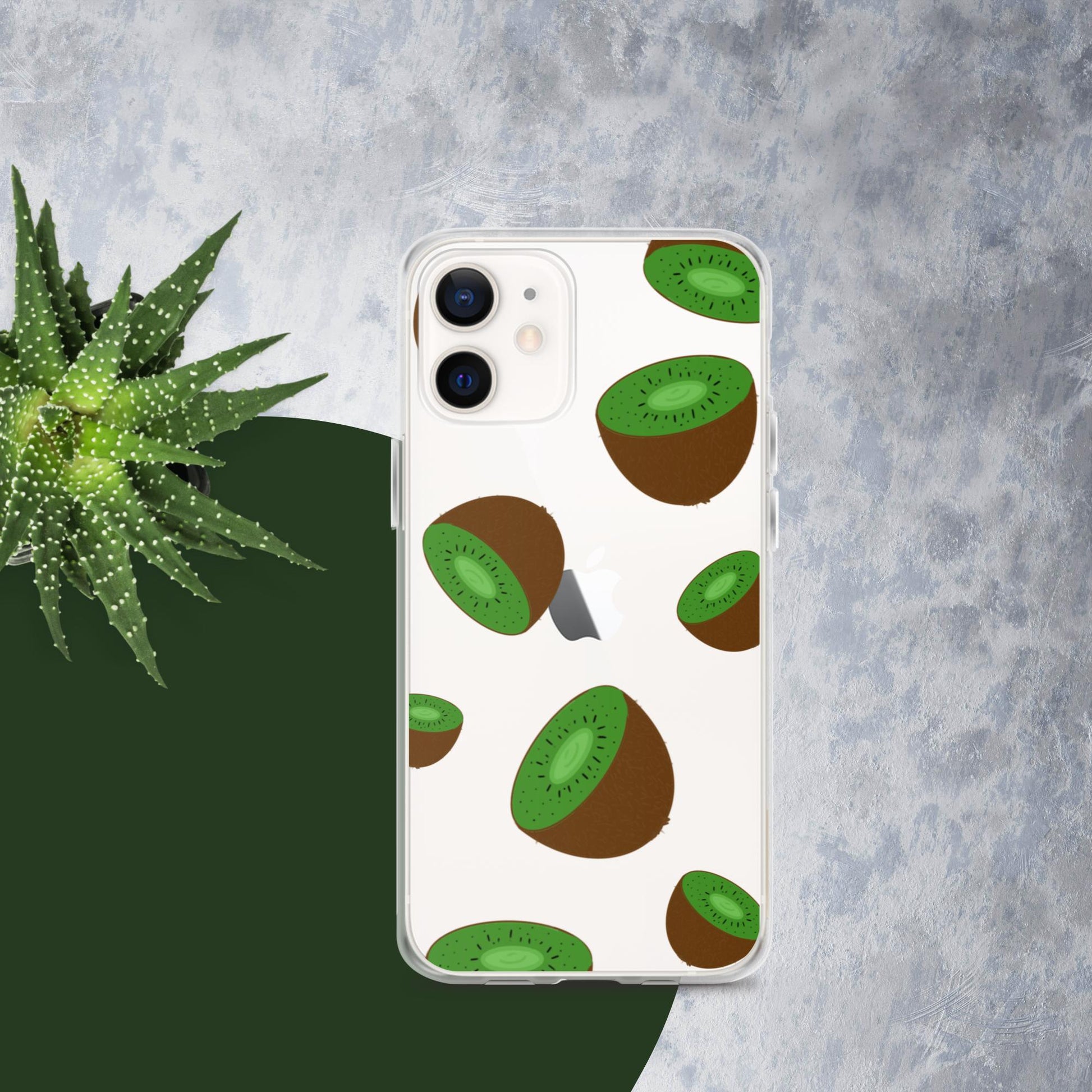 Kiwi Summer-Fruits Clear Case for iPhone® - Clover Collection Shop