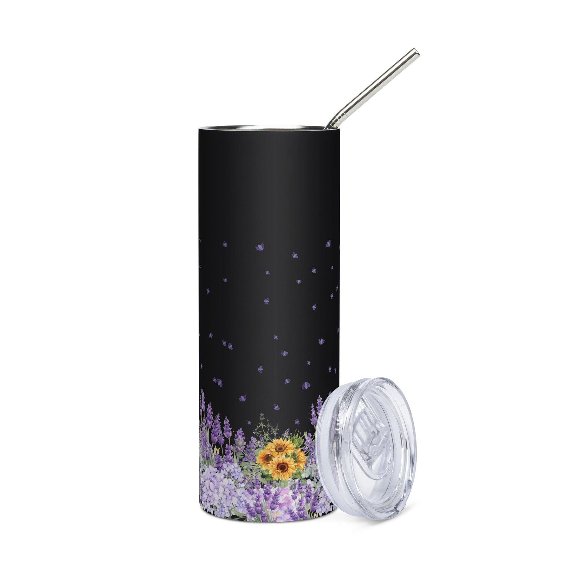 Lavender Stainless Steel Tumbler - Clover Collection Shop