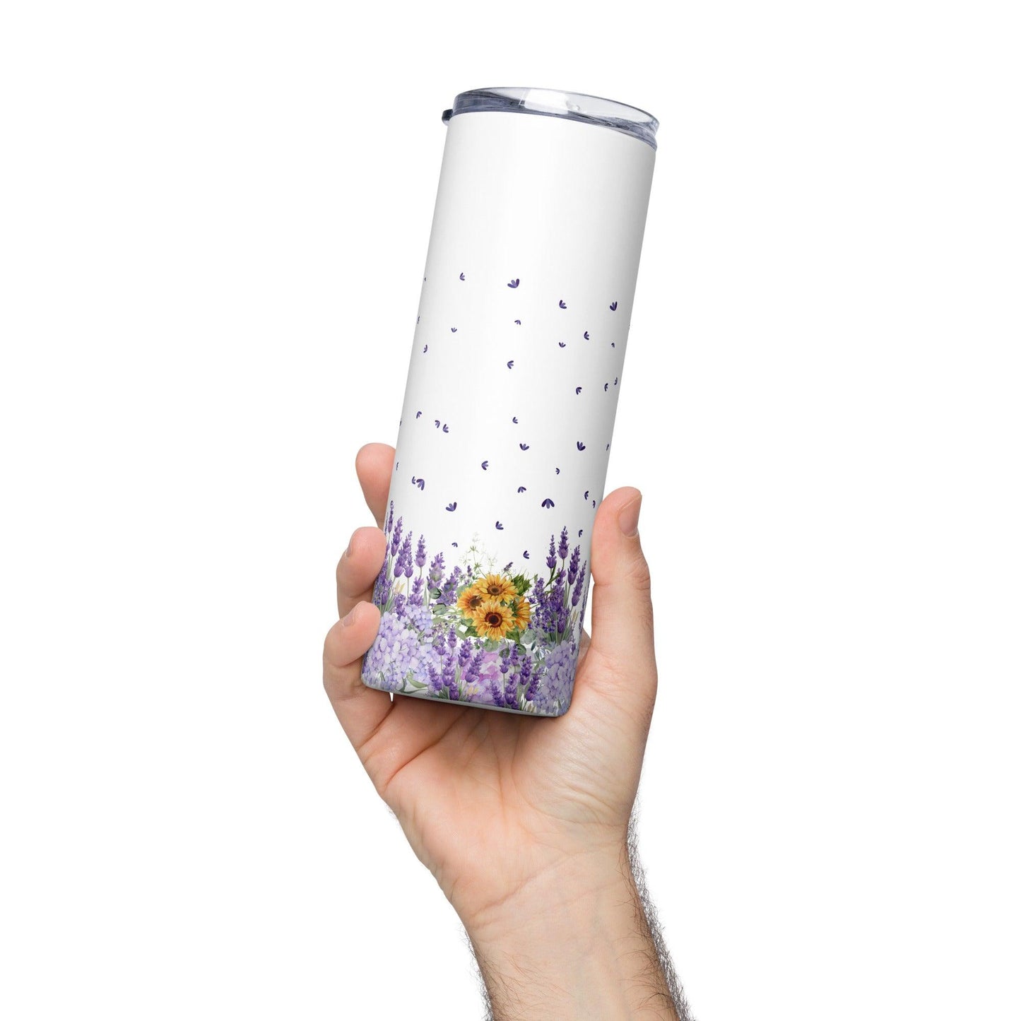 Lavender Stainless Steel Tumbler - Clover Collection Shop