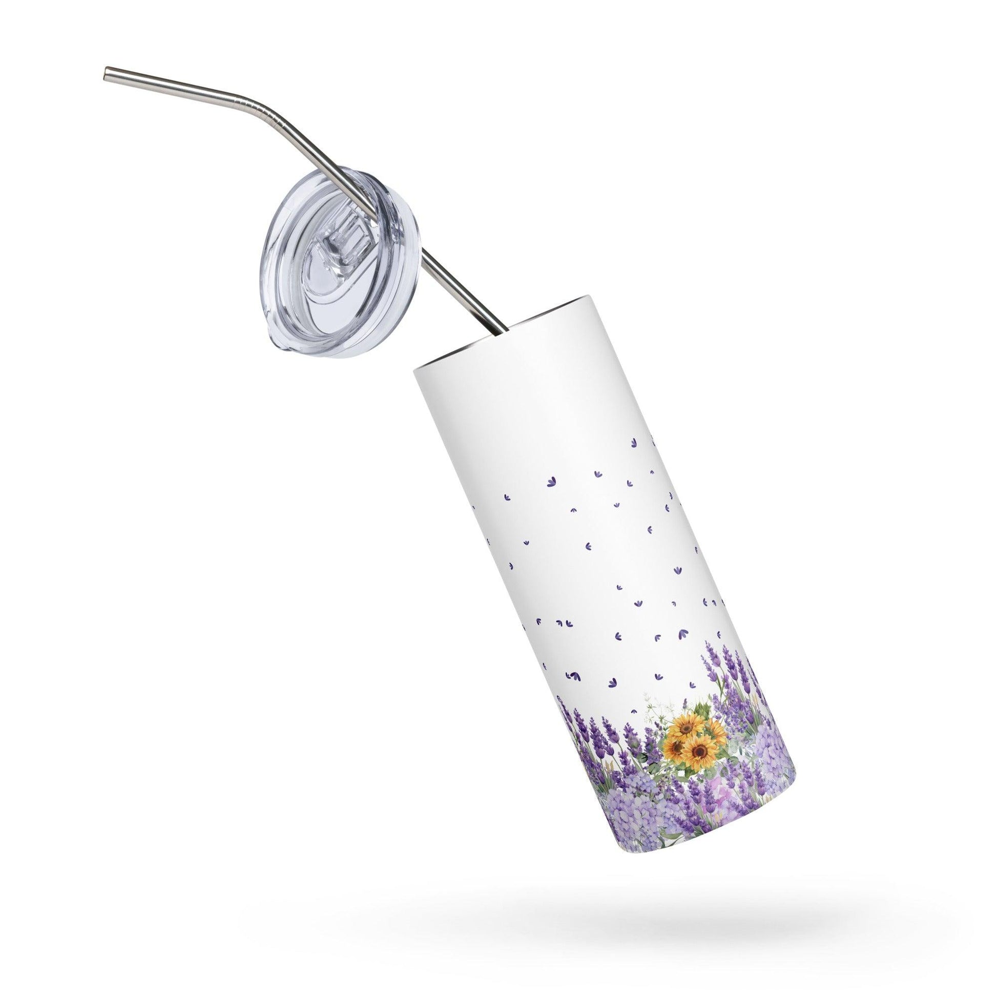 Lavender Stainless Steel Tumbler - Clover Collection Shop