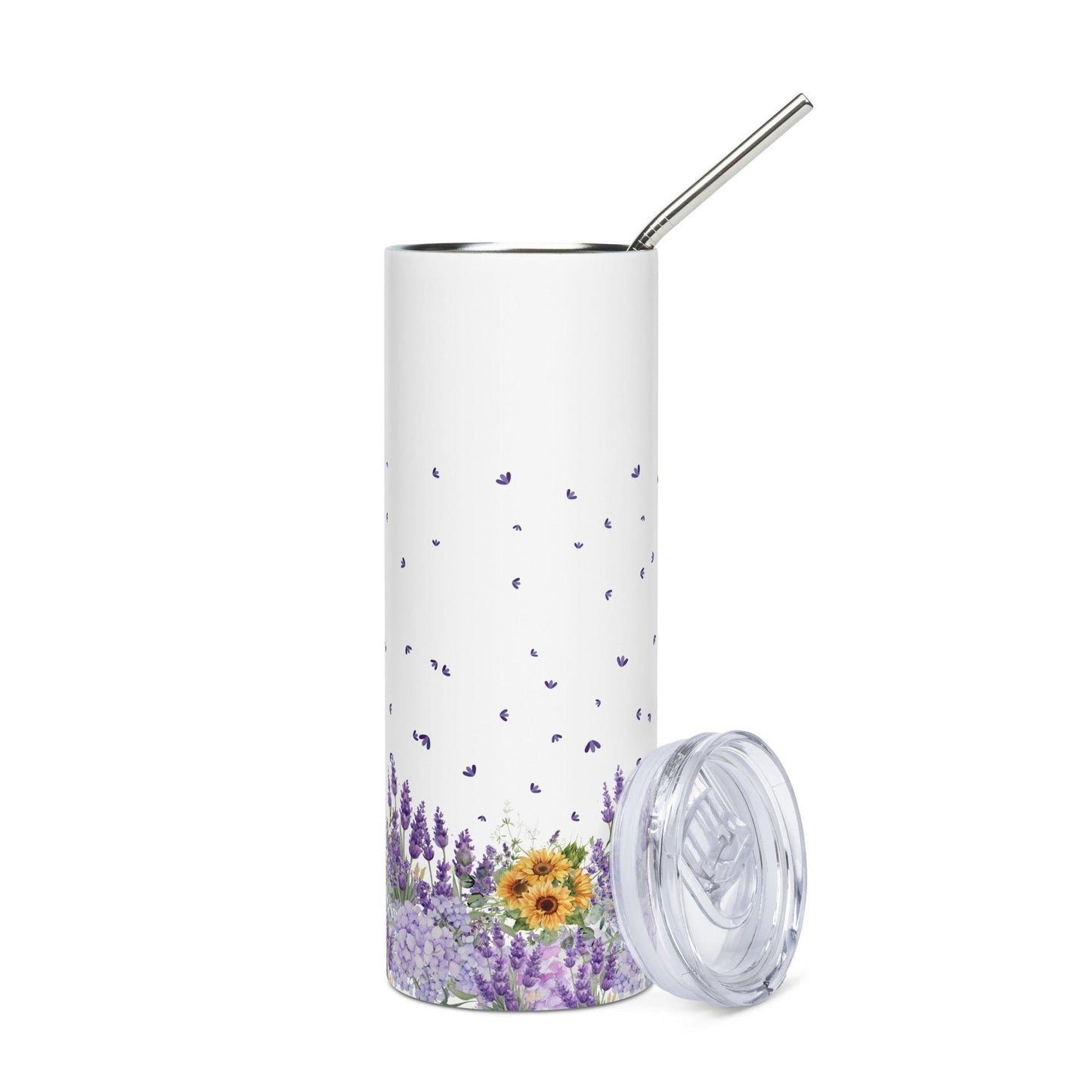 Lavender Stainless Steel Tumbler - Clover Collection Shop