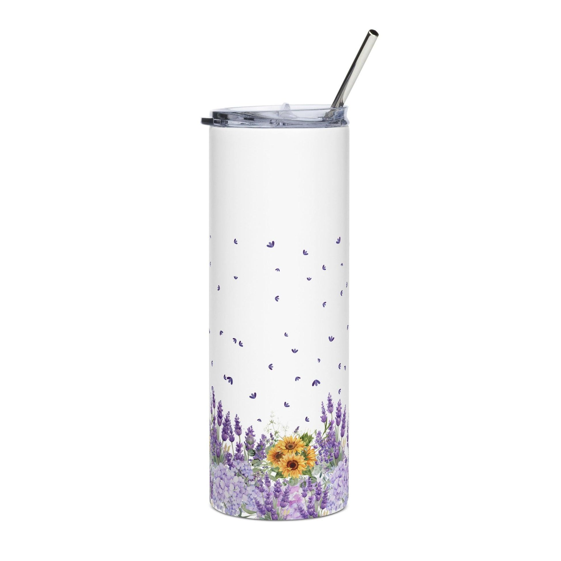 Lavender Stainless Steel Tumbler - Clover Collection Shop