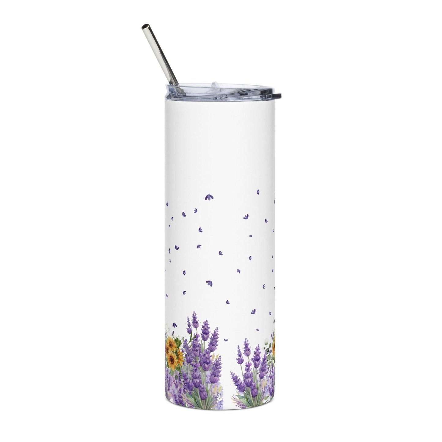 Lavender Stainless Steel Tumbler - Clover Collection Shop