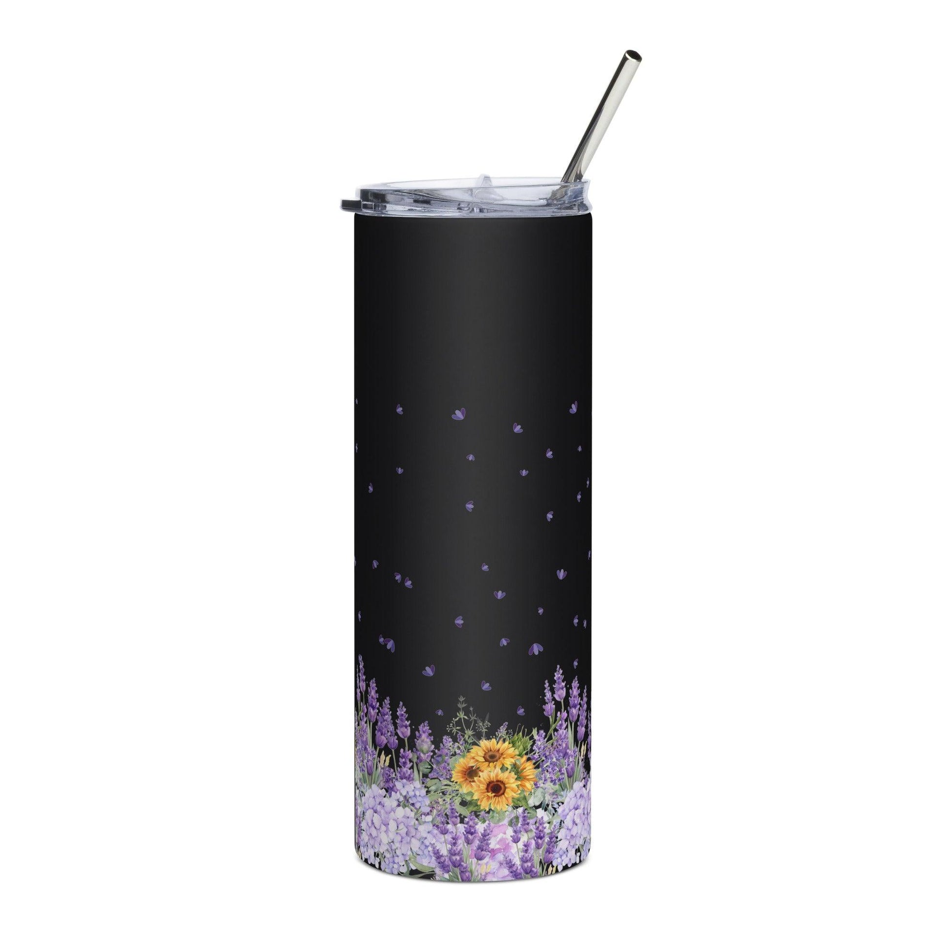 Lavender Stainless Steel Tumbler - Clover Collection Shop