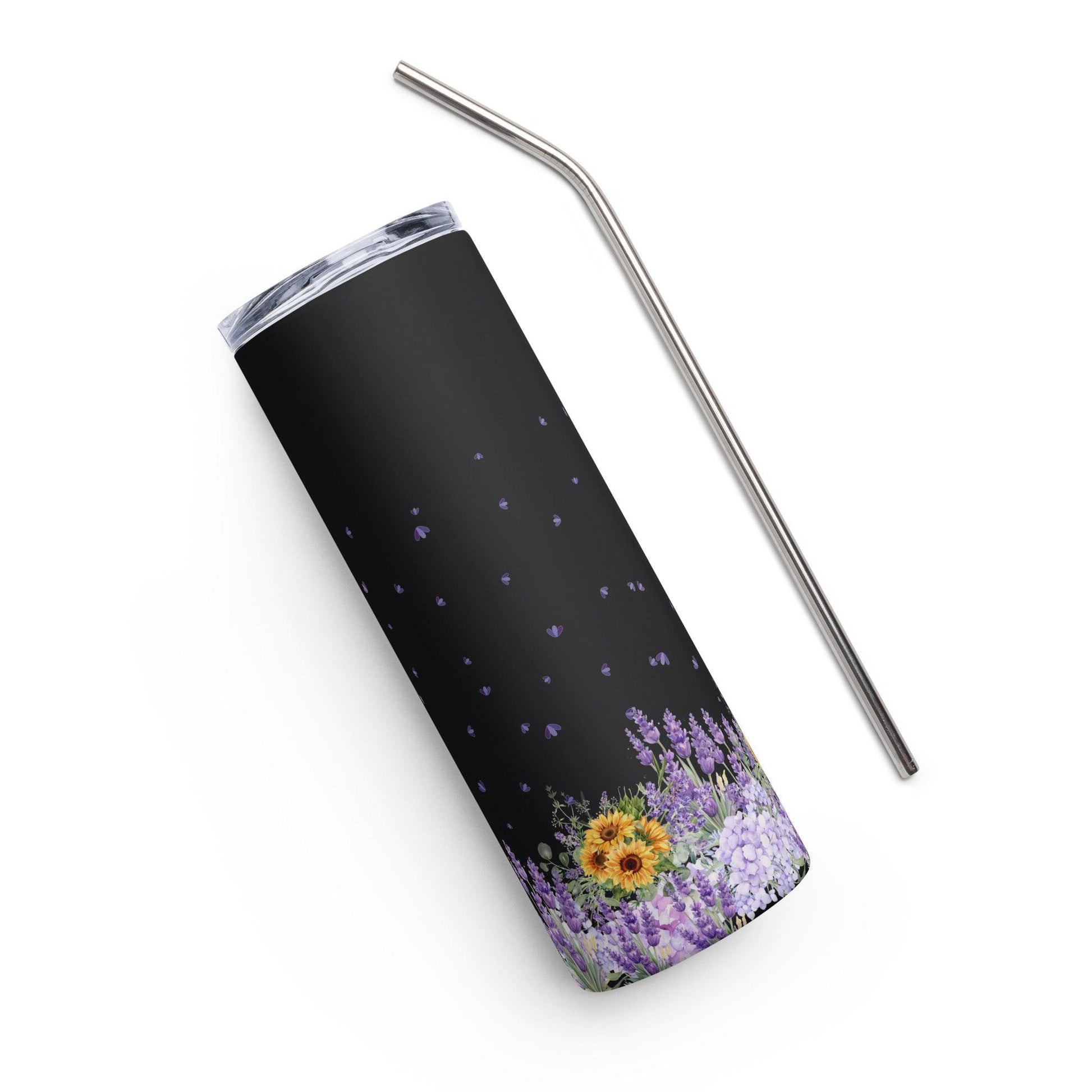 Lavender Stainless Steel Tumbler - Clover Collection Shop