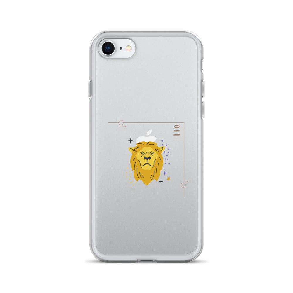 Leo Star Sign Clear Case for iPhone® - Clover Collection Shop