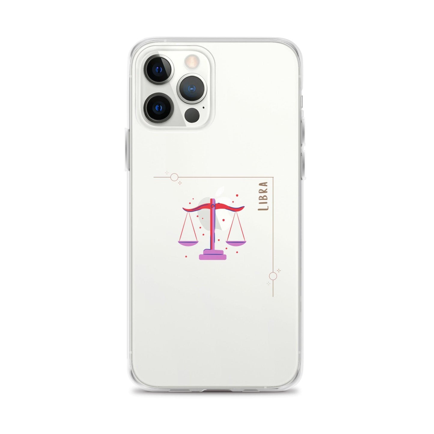 Libra Star Sign Clear Case for iPhone® - Clover Collection Shop