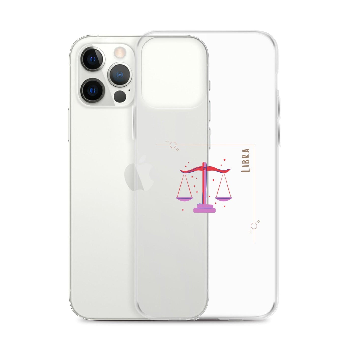 Libra Star Sign Clear Case for iPhone® - Clover Collection Shop