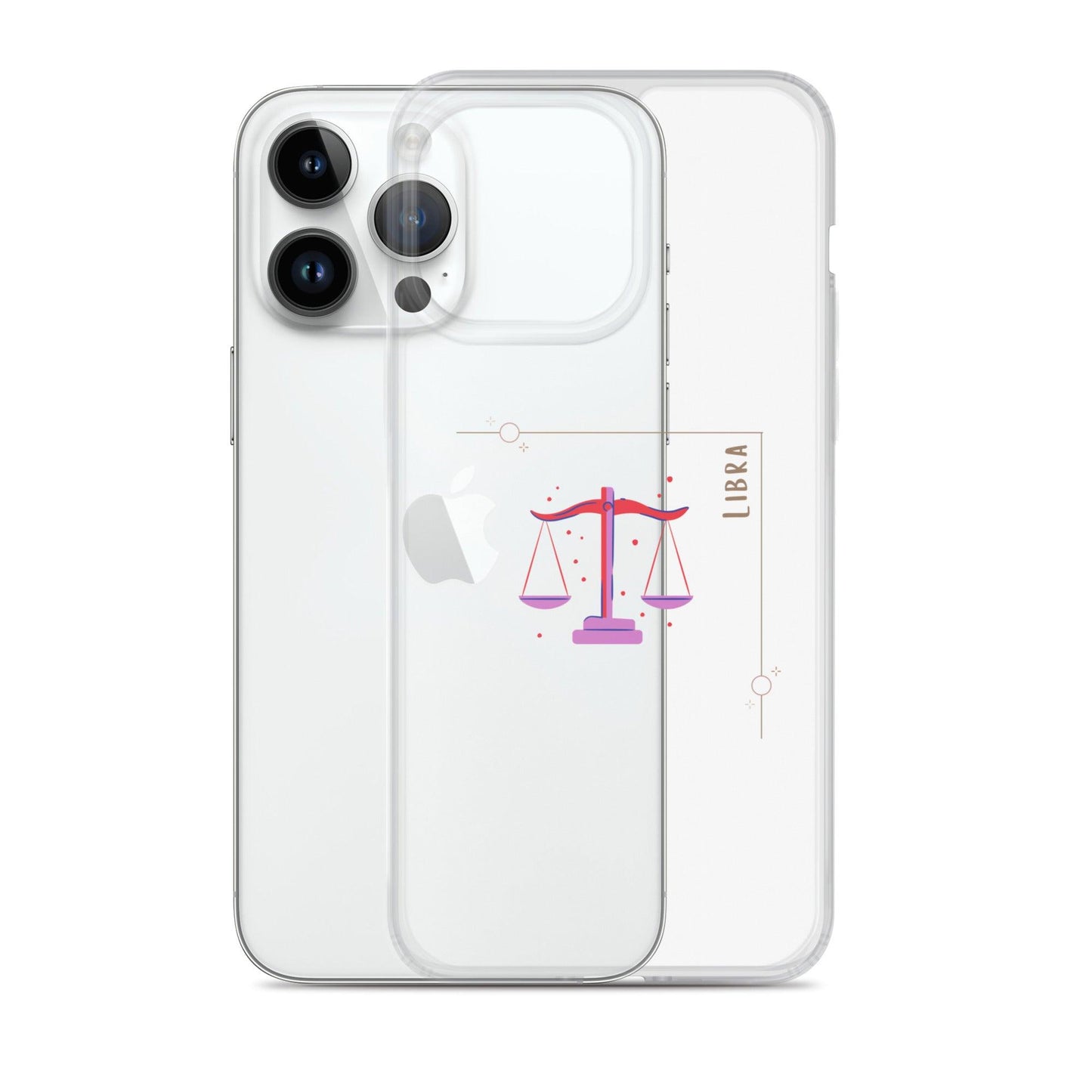 Libra Star Sign Clear Case for iPhone® - Clover Collection Shop