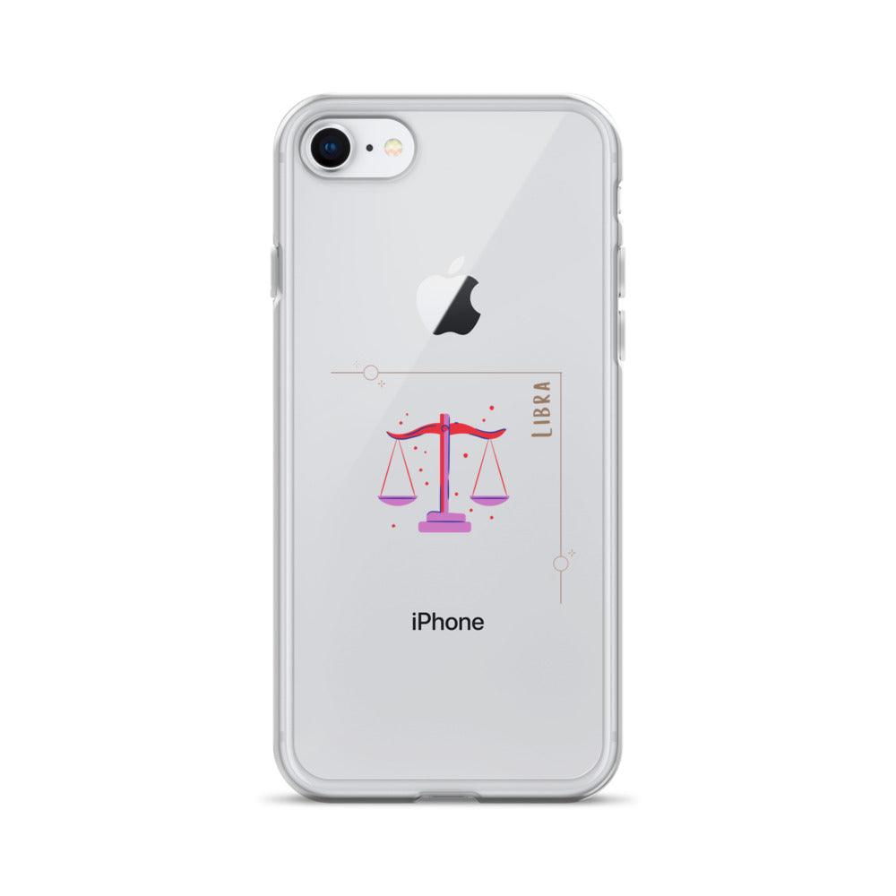 Libra Star Sign Clear Case for iPhone® - Clover Collection Shop