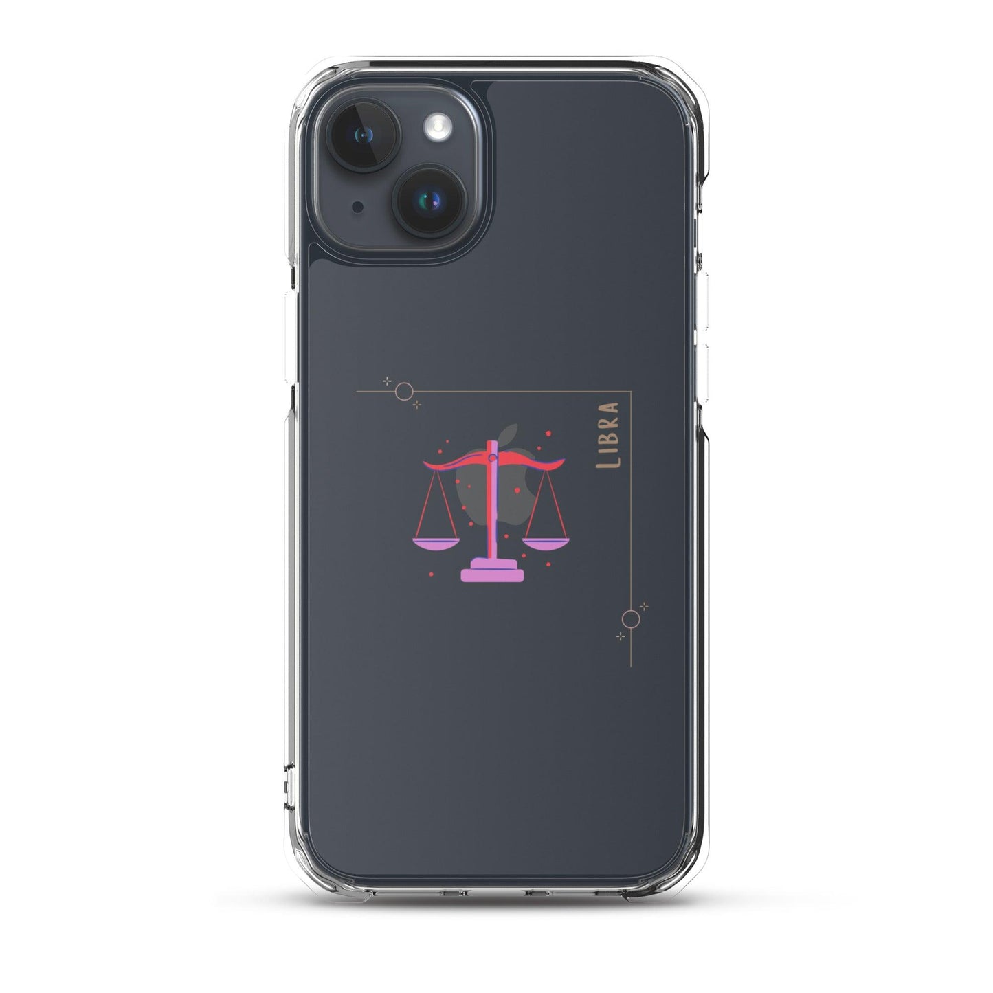 Libra Star Sign Clear Case for iPhone® - Clover Collection Shop