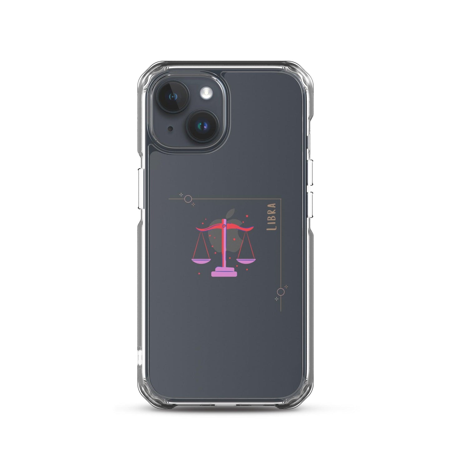 Libra Star Sign Clear Case for iPhone® - Clover Collection Shop