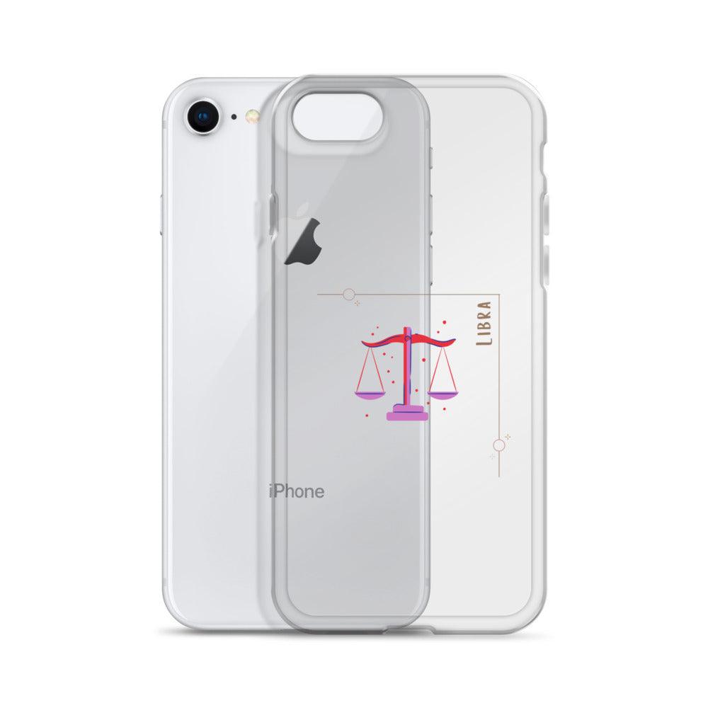 Libra Star Sign Clear Case for iPhone® - Clover Collection Shop