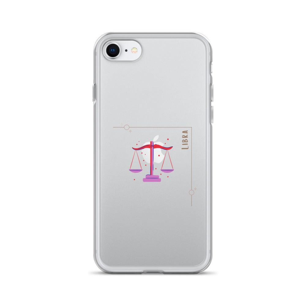 Libra Star Sign Clear Case for iPhone® - Clover Collection Shop