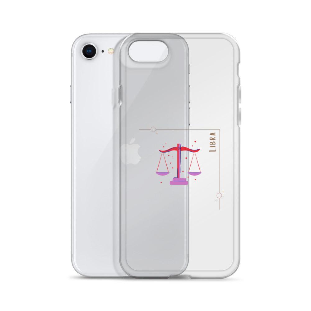 Libra Star Sign Clear Case for iPhone® - Clover Collection Shop