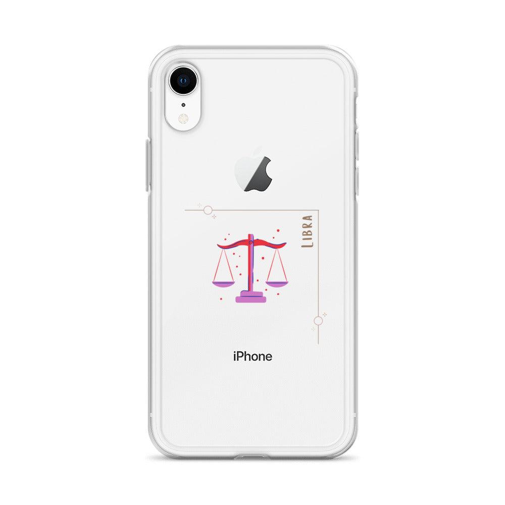 Libra Star Sign Clear Case for iPhone® - Clover Collection Shop