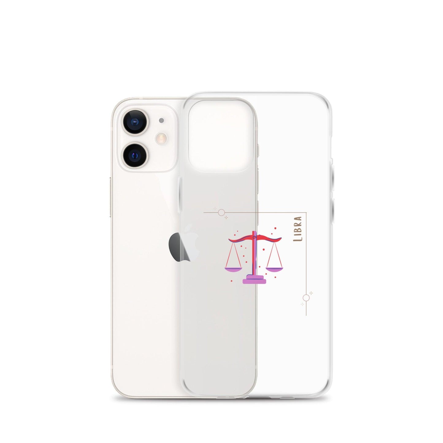 Libra Star Sign Clear Case for iPhone® - Clover Collection Shop