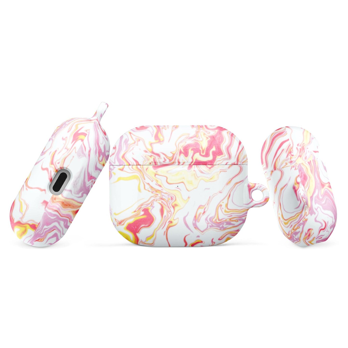 Marshmallow Cream Marble AirPods® Case - Clover Collection Shop