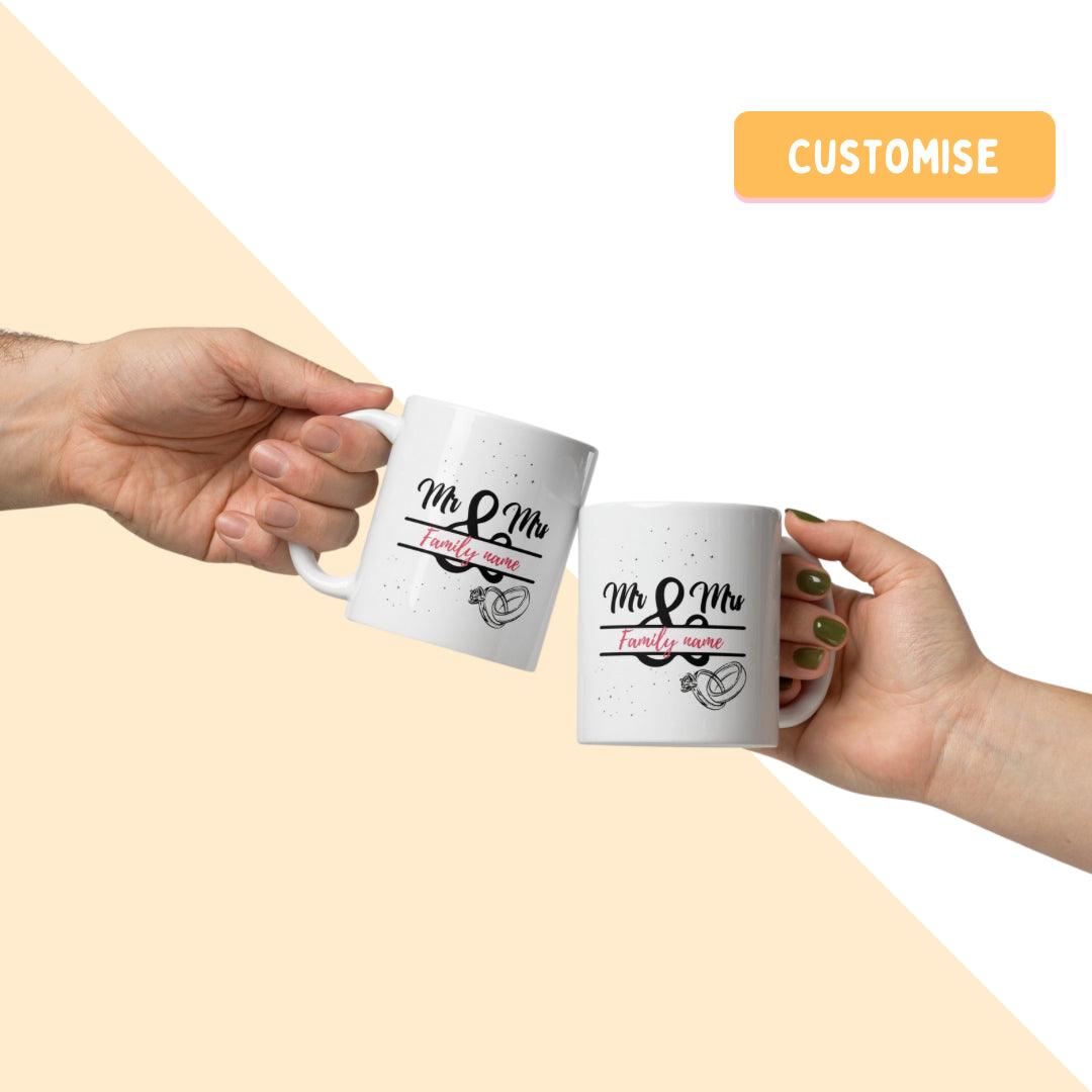 Mr & Mrs Family Mug - Clover Collection Shop