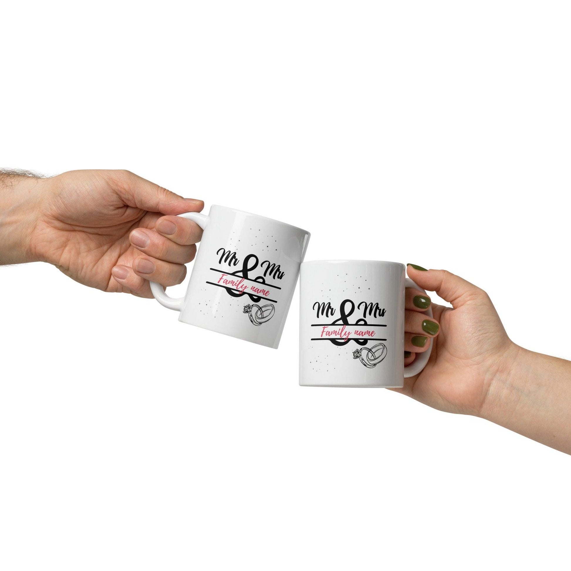 Mr & Mrs Family Mug - Clover Collection Shop