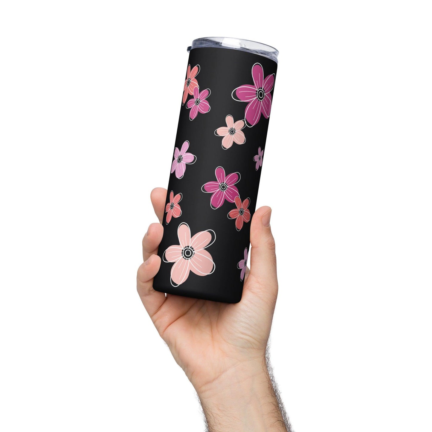 Pastel Flowers Stainless Steel Tumbler - Clover Collection Shop