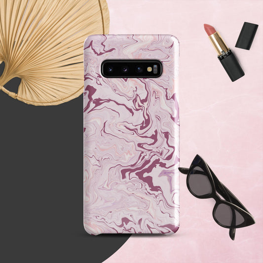 Pastel Pink Marble Case Samsung - Clover Collection Shop