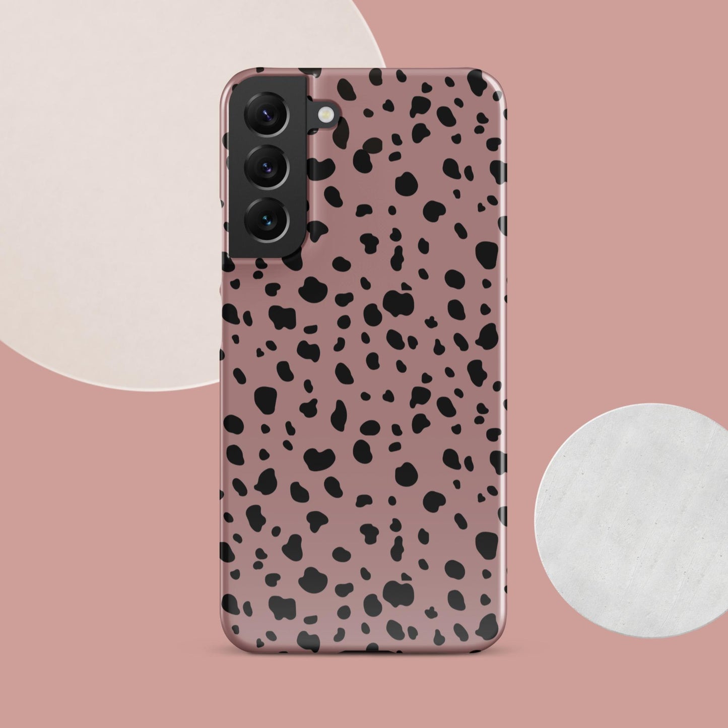 Pink Dalmatian Print Snap case for Samsung® - Clover Collection Shop