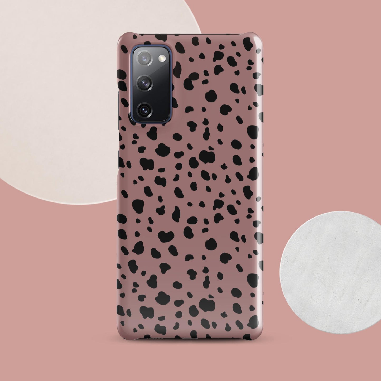 Pink Dalmatian Print Snap case for Samsung® - Clover Collection Shop