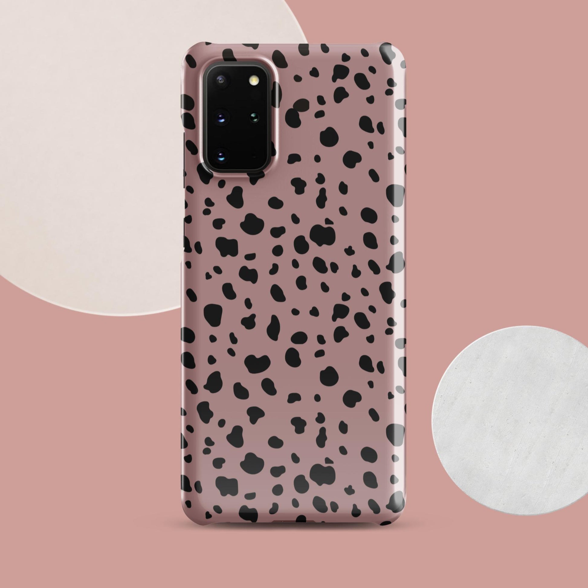 Pink Dalmatian Print Snap case for Samsung® - Clover Collection Shop