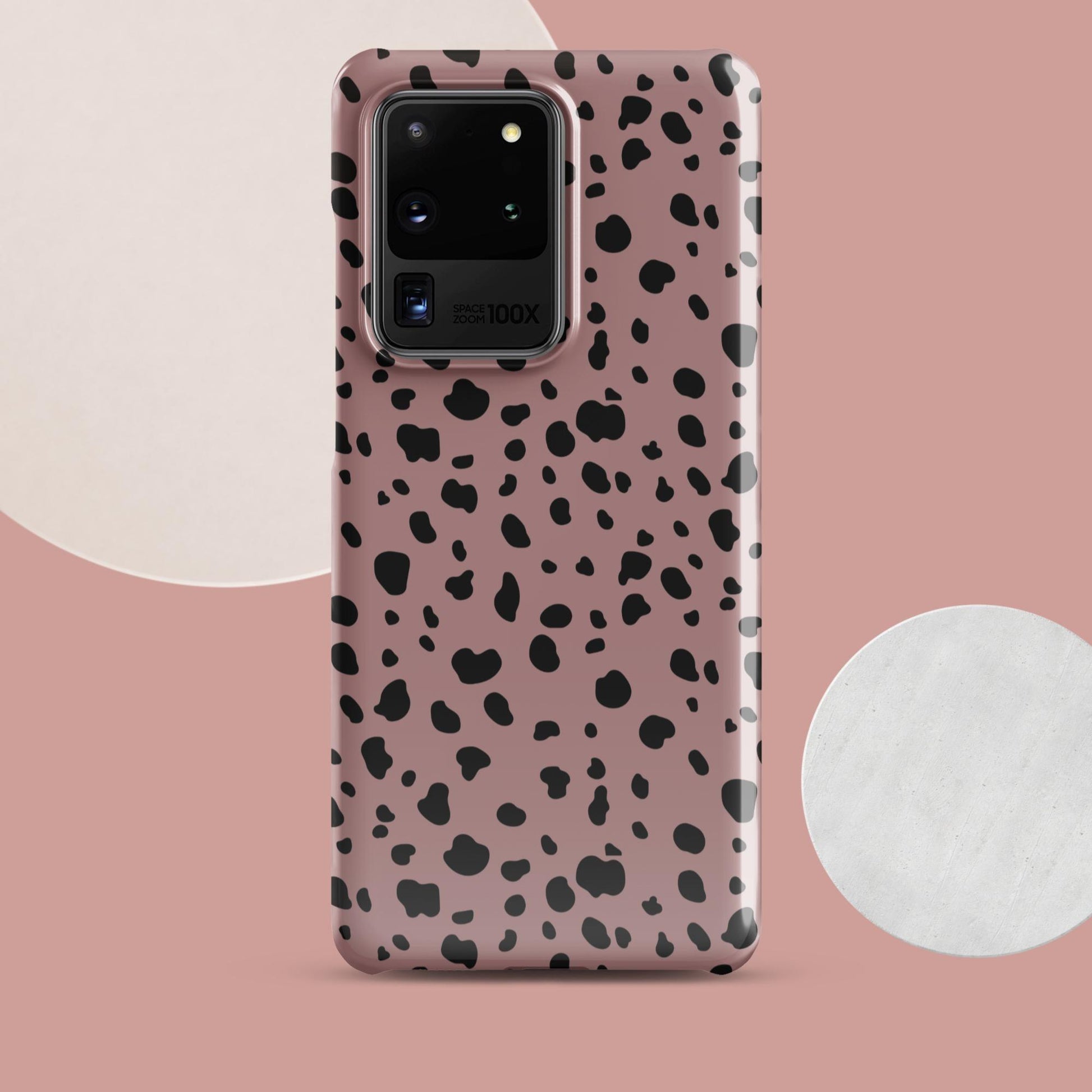 Pink Dalmatian Print Snap case for Samsung® - Clover Collection Shop