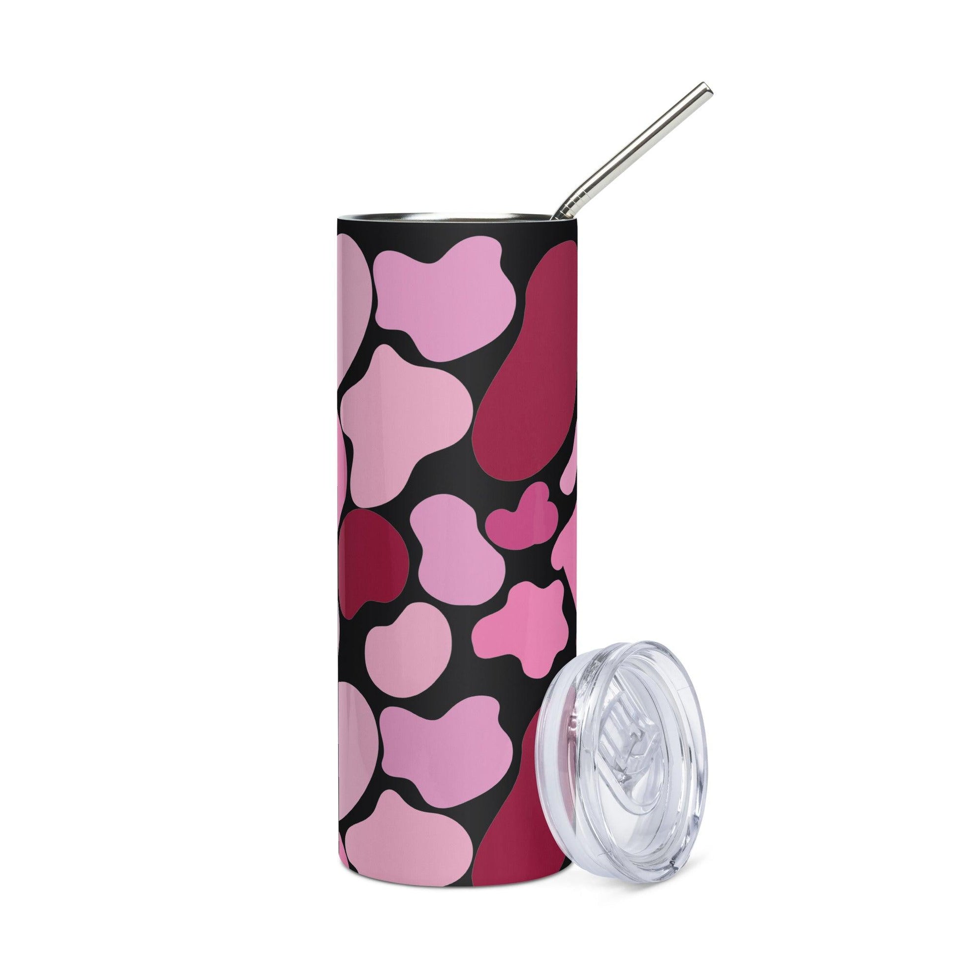 Pink Patch Stainless Steel Tumbler - Clover Collection Shop